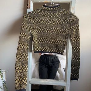 Mock Turtle Neck Crop Top from Urban Outfitters